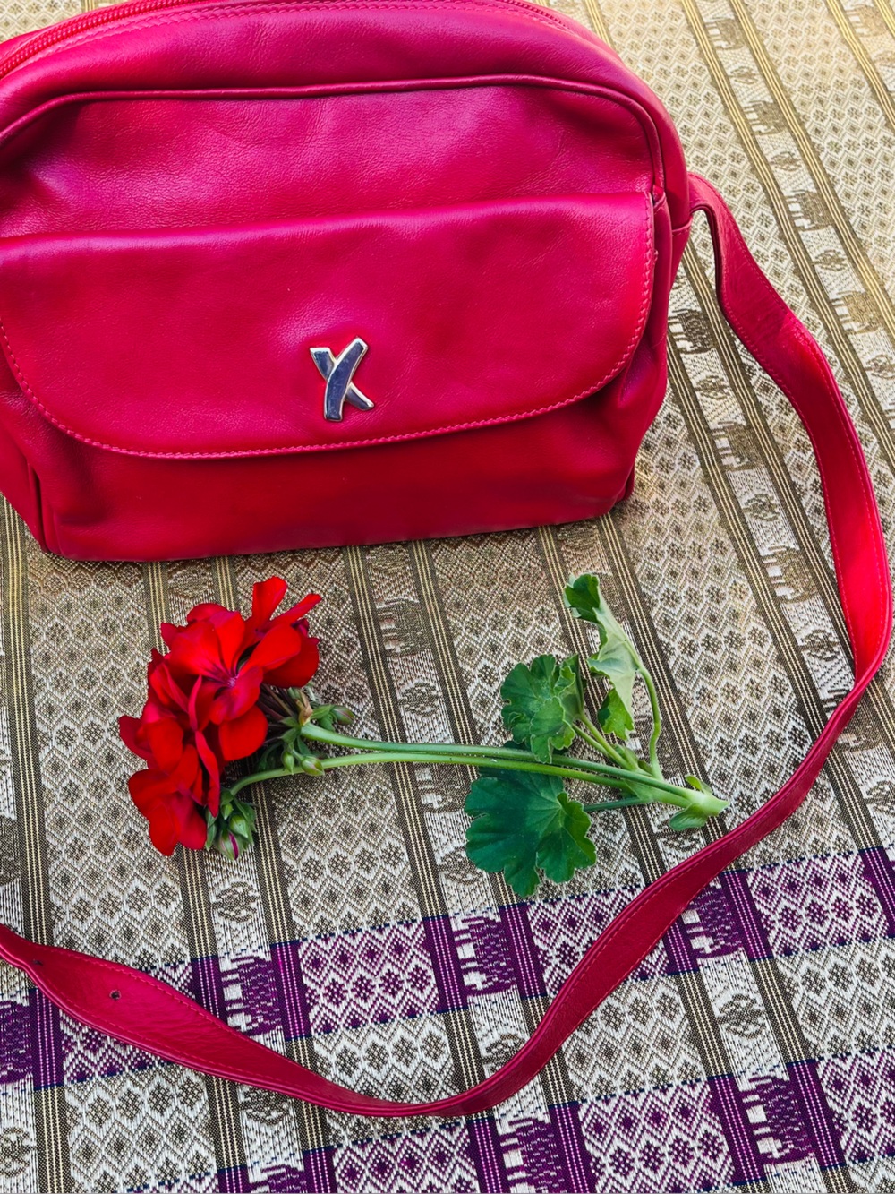 Women's Red Crossbody Bag by